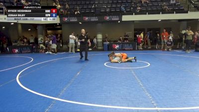117 lbs Cons. Sub-semis - Ryker Heishman, Big Game Wrestling Club vs Josiah Bilby, South Central Punisher Wrestling
