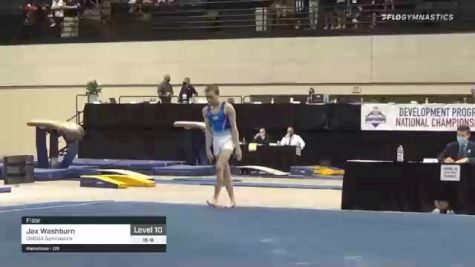 Jax Washburn - Floor, OMEGA Gymnastics - 2021 USA Gymnastics Development Program National Championships