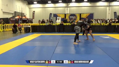 Abraao Amorim Magalhaes vs Wesley Clayton Cooper 2024 World IBJJF Jiu-Jitsu No-Gi Championship