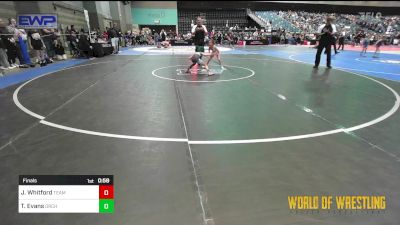 47 lbs Final - Jayzie Whitford, TEAM PRIDE ACADEMY vs Tyanna Evans, Orchard South WC