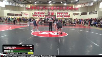 Round 1 - Braxton Coey, Kingdom Wrestling vs Jaxson Vig, Minnewaska Area