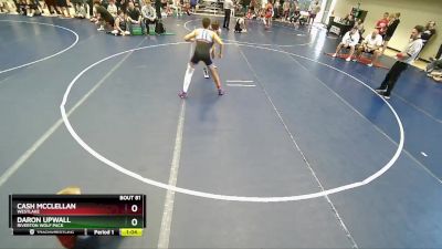 138 lbs Cons. Round 3 - Cash McClellan, Westlake vs Daron Upwall, Riverton Wolf Pack