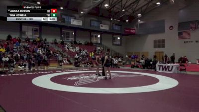 160 lbs Champ. Round 1 - Mia Howell, Texas Woman`s University vs Alissa Dubois, Chadron