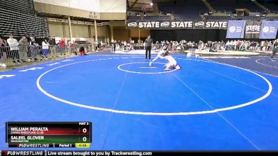 80 lbs Champ. Round 2 - Saleel Glover, Washington vs William Peralta, Camas Wrestling Club