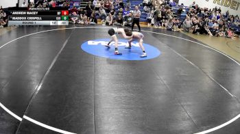 76-79 lbs Round 1 - Andrew Macey, Mt Pleasant vs Maddox Crispell, Curwensville