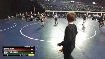 132 lbs Champ. Round 2 - Brock York, Wrath Wrestling Club vs Brody Johnson, Iowa