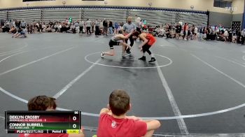 96 lbs Round 1 (8 Team) - Connor Burrell, FCA Hurricanes vs Deklyn Crosby, Riverheads MS Wrestling