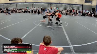 96 lbs Round 1 (8 Team) - Connor Burrell, FCA Hurricanes vs Deklyn Crosby, Riverheads MS Wrestling