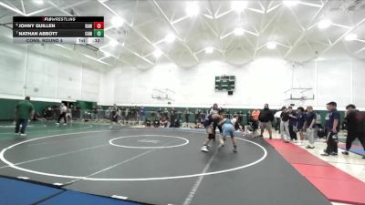 138 lbs Cons. Round 4 - Nathan Abbott, Camarillo vs Johny Guillen, Ramona (Riverside)