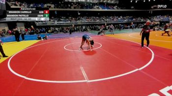 6A 120 lbs Cons. Round 2 - Brandon Carrillo, Klein vs Brandon Pattillo, Conroe Woodlands College Park