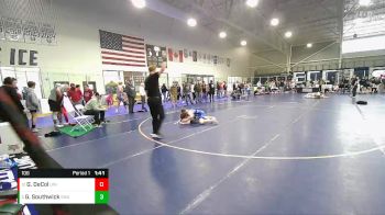 106 lbs Champ. Round 2 - Gage Southwick, Sanderson Wrestling Academy vs Gavyn DeCol, Uintah