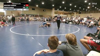150 lbs Semifinal - Brayden Forman, B.R.A.W.L vs Mason Basile, Tampa Bay Tiger WC
