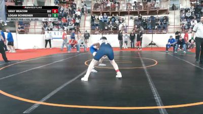 125_B lbs Round Of 16 - Gray Beacom, United vs Logan Schreiner, Flb