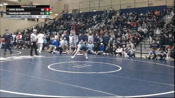 114 lbs Quarterfinal - John Segata, Council Rock South vs Charlie Esposito, St. Joseph Regional