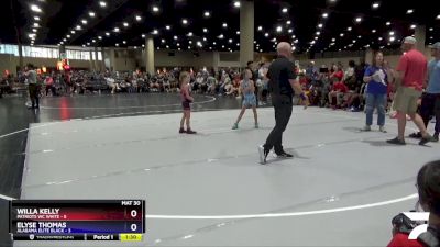 55 lbs Round 2 (6 Team) - Willa Kelly, Patriots WC White vs Elyse Thomas, Alabama Elite Black