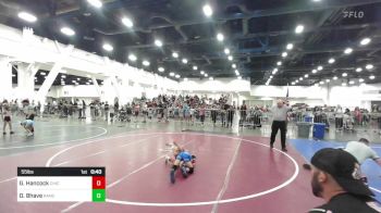 55 lbs Round Of 16 - Gannicus Hancock, Chickens Wrestling Club vs Dhrumit Bhave, Rancho Bernardo WC