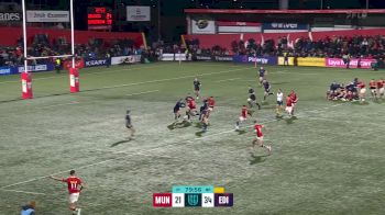 Sean O'Brien Try | Munster vs Edinburgh