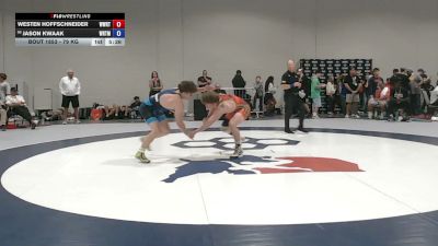 79 kg Cons. Sub-rd Of 64 - Westen Hoffschneider, Wyoming Wrestling Reg Training Ctr vs Jason Kwaak, Wolfpack RTC/ Titan Mercury Wrestling Club