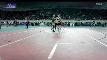 140 lbs Round Of 32 - Sam Oltmann, Mustang Middle School vs Jaydan Gates, Gore JH