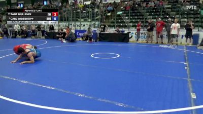 165 lbs Cons. Semis - Zane Mullenix, Sebolt Wrestling Academy vs Cael Weisskopf, Moyer Elite
