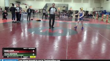 102 lbs 5th Place Match - Noah Renfroe, Lake Superior Wrestling Academ vs Gage Cook, Hastings Wrestling Club