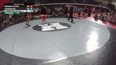 86 lbs 5th Place Match - Brendon Collins, Idaho vs Chasson Bail, Idaho
