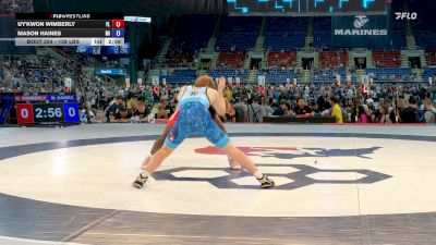126 lbs Champ. Rd Of 128 - Uy'Kwon Wimberly, FL vs Mason Haines, MI