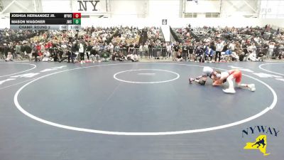 118 lbs Champ. Round 2 - Joshua Hernandez Jr., Malone Youth Wrestling Club vs Mason Wagoner, Journeymen Wrestling Club