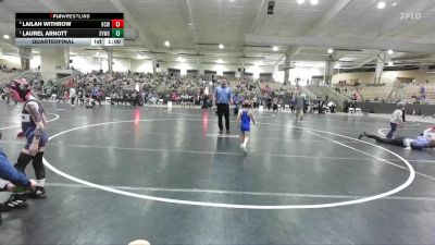 50 lbs Quarterfinal - Laurel Arnott, Seymour Youth Wrestling Club vs Lailah Withrow, Higher Calling Wrestling