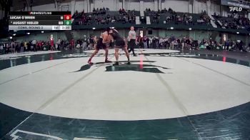 149 lbs Cons. Round 2 - Lucan O`Brien, Northern Illinois vs August Hibler, Northwestern