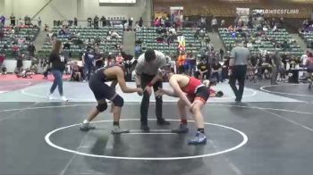 156 lbs Quarterfinal - Brodie Johnson, Oakdale vs Auckland Asiata, Yuba Sutter Combat