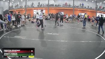 70 lbs Quarterfinal - Preston Ridgeway, Cobra Wrestling Club vs Emmett Nobles, Coastal Elite Wrestling