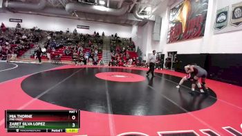 125 lbs 3rd Place Match - Zaret Silva Lopez, Castle View vs Mia Thorne, Pine Creek