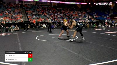 174 lbs Semifinal - Taylor Lujan, Northern Iowa vs Kimball Bastian, Utah Valley