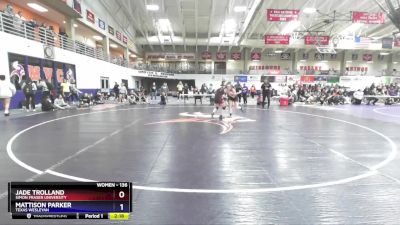136 lbs 7th Place Match - Jade Trolland, Simon Fraser University vs Mattison Parker, Texas Wesleyan
