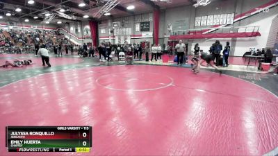115 lbs Cons. Round 2 - Julyssa Ronquillo, Adelanto vs Emily Huerta, Chaffey