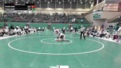 120 lbs Semis & 3rd Wb (16 Team) - Jacob Chan, Brookwood vs Tyson Matz, Buford HS