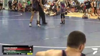 120 lbs Cons. Round 4 - Dakota Fenwick, Van Buren High School vs Demario Ezell, Franklin Central Wrestling Clu