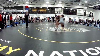 145A 1st Place Match - Alexis Gomez, McKendree University vs Margaret Buurma, Grand Valley State University