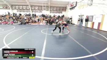 126 lbs Cons. Round 5 - Sade Peters, Barry Goldwater High School vs Alexis Morales, Miyamura