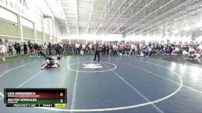 150 lbs Cons. Round 3 - Levi Heidenreich, American Leadership Academy vs Kelton Gonzales, Syracuse