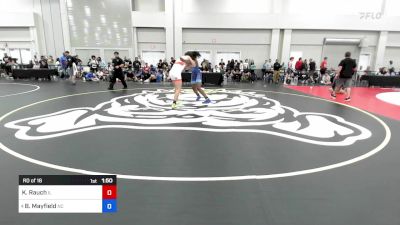 150 lbs Rd Of 16 - Killian Rauch, Il vs Brieon Mayfield, Nc