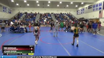 111 lbs Cons. Round 3 - Ren Gonzalez, Los Alamitos High School vs Athziri Guizar, Long Beach Poly High School Wr