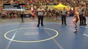 80 lbs Champ. Round 1 - Talon Gremling NW4, PAW vs Liam Scott SW-, Western Brown Youth Wrestling