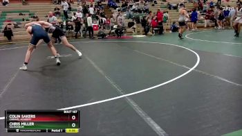 165 lbs Cons. Round 2 - Colin Sakers, Caravel Academy vs Chris Miller, Salesianum