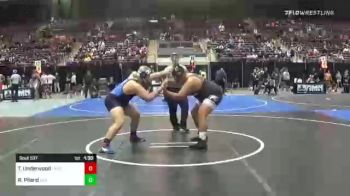 285 lbs Round Of 16 - Terrell Underwood, Toppenish vs Robert Piland, Usa Gold