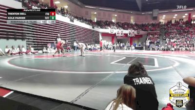 150 lbs Semifinals (8 Team) - Kole Parker, TUTTLE vs Trenton Bell, FT. GIBSON