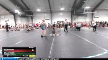 72 lbs Round 1 (8 Team) - Eli Merritt, Storm vs Brady Sher, Caveman Of Tampa