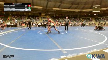 130 lbs Semifinal - Wyatt Autrey, Locust Grove Youth Wrestling vs Dayson Swan, IRONMEN Wrestling Club