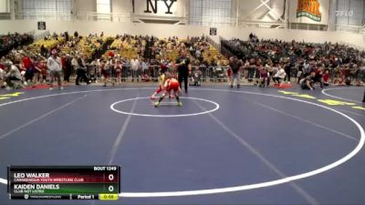 86 lbs Champ. Round 2 - Leo Walker, Canandaigua Youth Wrestling Club vs Kaiden Daniels, Club Not Listed